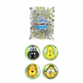 MIX JUNGLE DIEREN - STUITERBALLEN Ø3.3 Cm. (100st.)