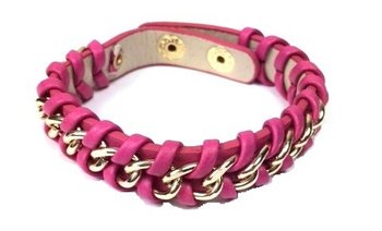 ARMBAND GEVLOCHTEN FUCHSIA (1st)