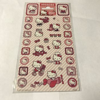 STICKERS: HELLO KITTY, Afm. 20 x 10 Cm. (10st.)