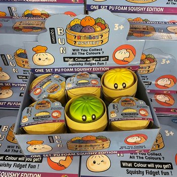 RAGE - Squishy Bun Dumplings GROOT - ONE SET PU FOAM SQUISHY EDITION Afm. 8.5 x 8.5 x 4.8 Cm (12st.)