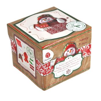 MAAK JE EIGEN KERST DOOSJE - MODEL: SNEEUWPOP