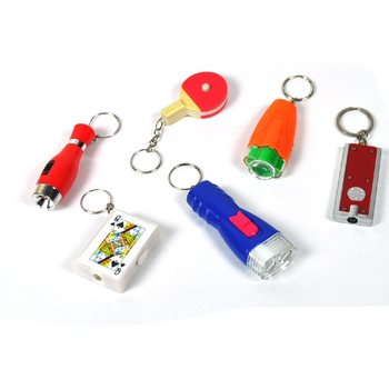 ASSORTIE LICHTGEVENDE SLEUTELHANGERS (48st.)