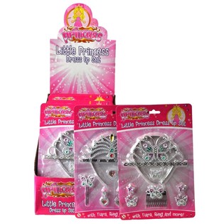 PRINSES TIARA SET OP KAART (24st.)