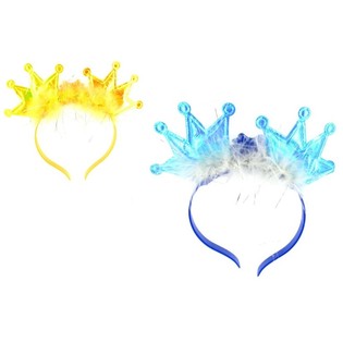 HAARBAND MET LICHTGEVENDE KROONTJES (12st.)