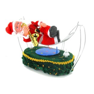 KERSTMAN MET SAXOFOON IN HANGMAT (2st.)