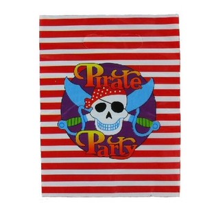 10 VERJAARDAGSZAKJES - PIRATE PARTY (6sets.)