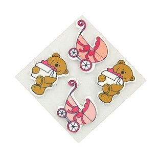 DECORATIE STICKERS - BABY ROZE (20st.)