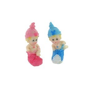 DECORATIE BABY IN SCHOEN 7 CM (16st.)