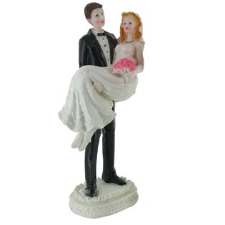 DECORATIE BRUIDSPAAR 24.5 CM