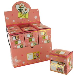 CADEAU/KAART STICKERS - MODEL BLOEMEN (12st.)