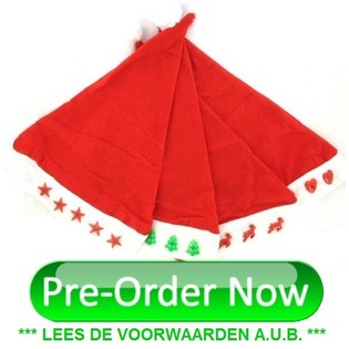 ASSORTIE PAKKET LICHTGEVENDE KERSTMUTSEN (240st.)