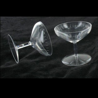 KLEIN CHAMPAGNE GLAASJES (48st.)