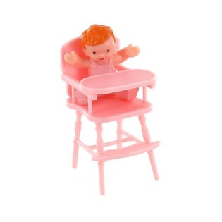 BABY IN ROZE STOEL  (10st.)