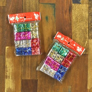 DECORATIE KERST KADO'S (12verp.)