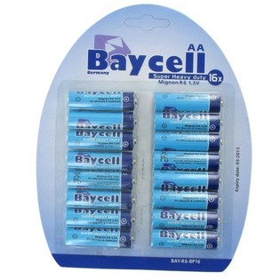 BATTERIJ "BAYCELL" AA - SUPER HEAVY DUTY (10x16 stuks)
