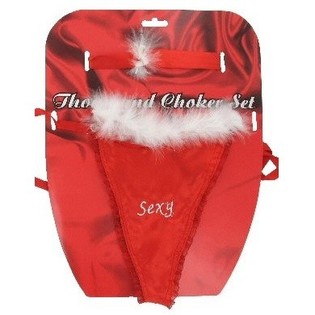 SEXY STRING EN CHOKER OP KAART (12st.)