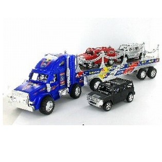 GROTE AMERIKAANSE TRUCK MET 3 AUTO'S