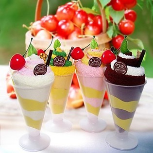 HANDDOEK IN DE VORM VAN EEN SORBET (2st.)