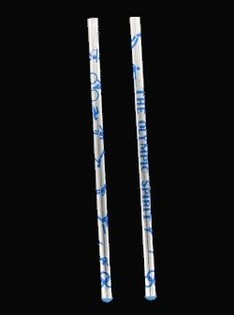 HOUTEN POTLODEN ZILVER/BLAUW (144st.)