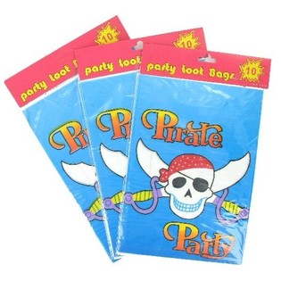 10 VERJAARDAGSZAKJES - PIRATE PARTY (6sets.)