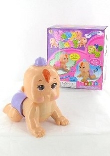 KRUIPENDE BABY MET GELUID