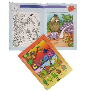 GROENTE EN FRUIT KLEURBOEK (12st.)