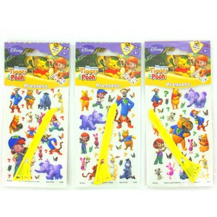 DISNEY TIJGERTJE EN  POOH PRESSERS/STICKERS (24st.)