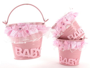 DECORATIE EMMER - BABY ROZE (12st.)