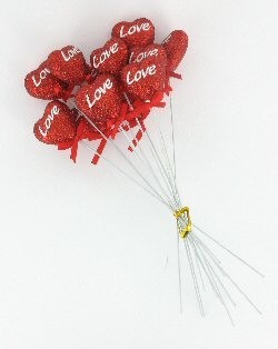 DECORATIE LOVE HART (12st.)