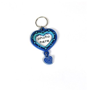 HARTEN FOTO SLEUTELHANGER - BLAUW (35st.)