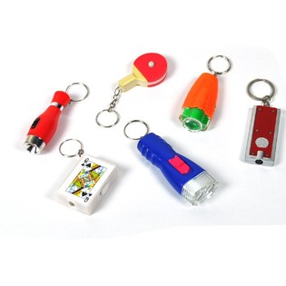 ASSORTIE LICHTGEVENDE SLEUTELHANGERS (48st.)