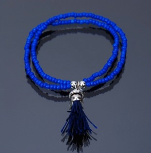 ARMBAND MET KWAST BLAUW (1st)