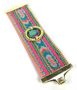 LUXE IBIZA LOOK ARMBAND MULTICOLOR BUDDHA (1st)