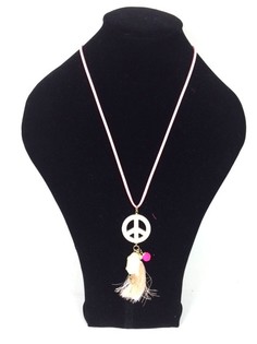 IBIZA LOOK HALSKETTING ZALM PEACE BUDDHA (1st)