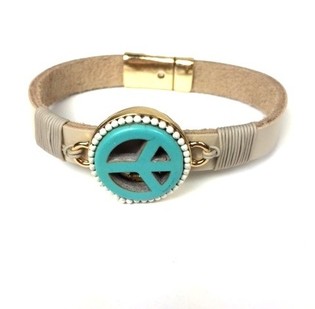 ARMBAND TAUPE/CR&Eacute;ME PEACE (1st)