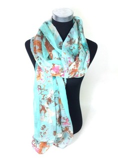 IBIZA LOOK SJAAL TURQUOISE MET ROZE/BRUIN (1st)