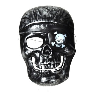 PIRATEN DOODSHOOFD MASKERS IN DISPLAY (58st.)