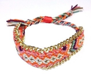 ARMBAND GEVLOCHTEN MULTICOLOR (1st)
