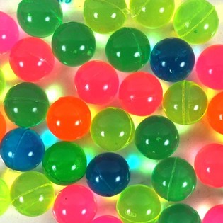 GEKLEURDE STUITERBALLEN 4 CM. (100st.)