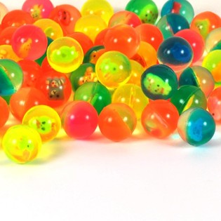 STUITERBALLEN MET DIEREN 3 CM. (100st.)