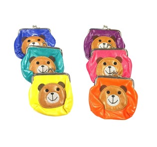 PORTEMONNEE (KINDER) BEERTJE MIX KLEUREN (6st)