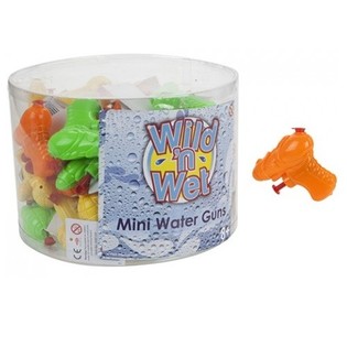 KLEINE WATERPISTOOLTJES IN KOKER (48st.)