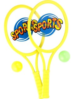 2 RACKETS MET BALLEN