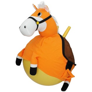 JOLLY JUMPER PAARDEN SKIPPYBAL - ORANJE