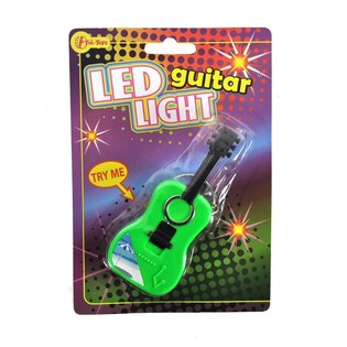 GITAAR ZAKLAMP SLEUTELHANGER OP KAART (24st.)