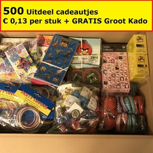 MEGA GRABBELTON UITDEEL MIX 500 ST. + GRATIS KADO
