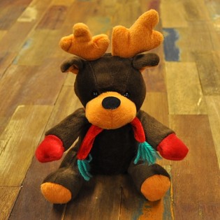 PLUCHE RUDOLF KERST RENDIER 20 CM. (7st.)