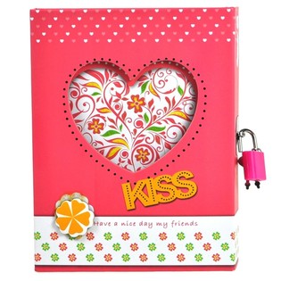 DAGBOEK IN GIFTBOX MET SLOTJE (3st.)