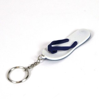 BLAUWE SLIPPER SLEUTELHANGER (100st.)