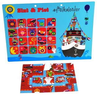 SINT EN PIET AFTELKALENDER - MODEL 2 (9st.)